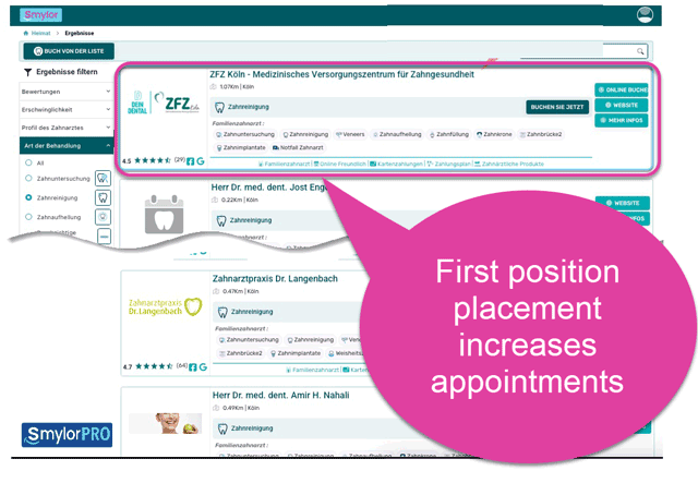 Dentist-Promotion-Sponsored-Treatment-Placement